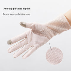 Lightweight Breathable Lace Sun Protection Gloves