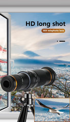 Mobile universal long focus telescope