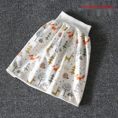 High waist waterproof diaper skirt