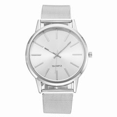 Korean-style Simple Ultra-thin Stainless Steel Quartz Watch