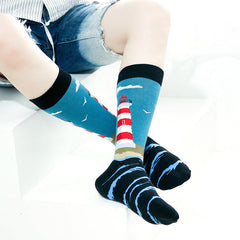 Hip Hop Autumn And Winter Mid-calf Length Men's Socks