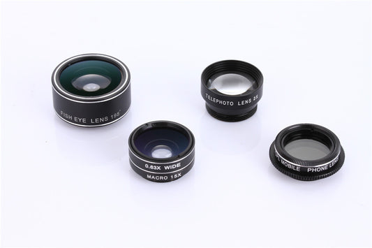 Five a general mobile phone lens fisheye wide-angle macro telephoto lens mobile phone CPL five in one