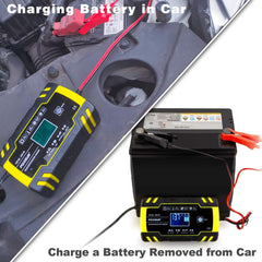 Motorcycle pulse battery charger