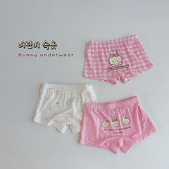 Three-piece Set Children's Underwear Modal Printing Baby Kindergarten Boxer Shorts