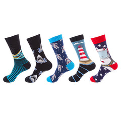 Hip Hop Autumn And Winter Mid-calf Length Men's Socks