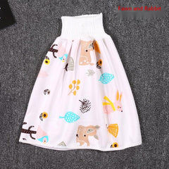 High waist waterproof diaper skirt