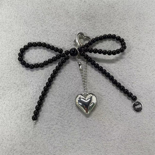 Sweet Pearl Bow Key Chain Accessories