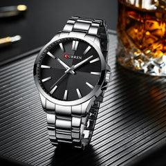 Men's Waterproof Quartz Business Casual Watch