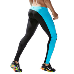 Men's color block sports yoga pants