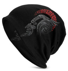 Double-layer Stretch Vikings Knitted Hat Street Dance Fashion