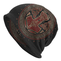 Double-layer Stretch Vikings Knitted Hat Street Dance Fashion