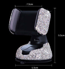 Multifunctional Air Outlet Diamond-encrusted Car Phone Holder