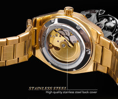 Casual Hollow Mechanical Movement Automatic Watch