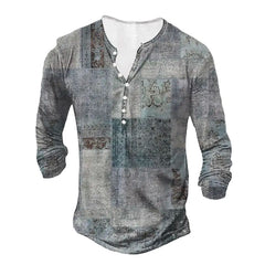 Men's Long Sleeve Digital Printing