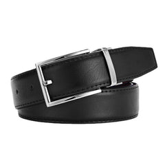 Men's Rotating Pin Buckle Genuine Leather Belt