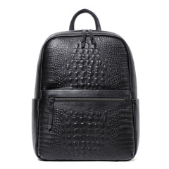 Dermal Leather Men's Backpack First Layer Cowhide Backpack Casual Travel Bag