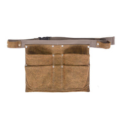 Multifunctional Mud Color Wear-resistant Waterproof Waxed Canvas Tool Fanny Pack