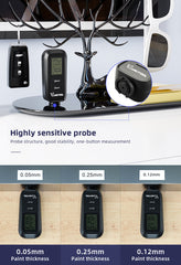 Automotive paint coating thickness gauge