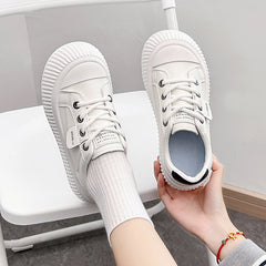 Autumn New Platform Height Increasing Breathable Casual Shoes Street Shot