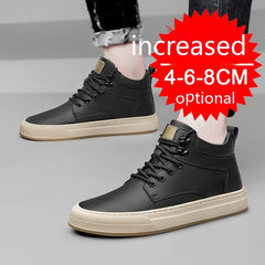 Men's Shoes British Fashion Casual Invisible Height-increasing Shoes