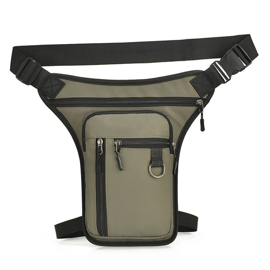 Men's Waist And Leg Bag Multi-functional Waterproof Shoulder