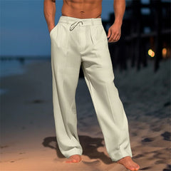 Men's Linen Trousers Are Comfortable And Breathable