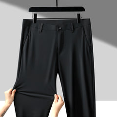 Thin Ice Silk Leggings Plus Thick Anti-wrinkle Business Trousers