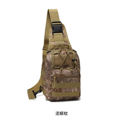 Oxford Cloth Cycling Bag Camouflage Outdoor Sports Small Chest Pannier Bag