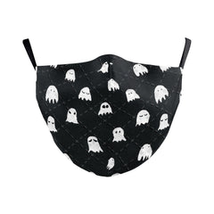 Digital Printing Halloween Skull Pumpkin Creative Design Double-layer Dustproof Mask