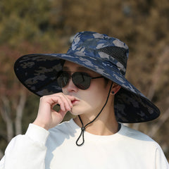 Sun Hat Men's 15CM Sun Protection Mountaineering Outdoor