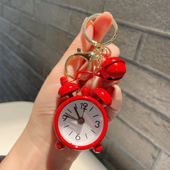 Cute Mini Alarm Clock Keychain Handbag Pendant