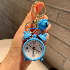 Cute Mini Alarm Clock Keychain Handbag Pendant