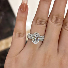 Geometric Jewelry Ring Fashion Temperament Super Shiny