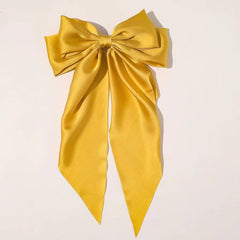 Bow Ribbon Hairpin Simple Retro Fabric