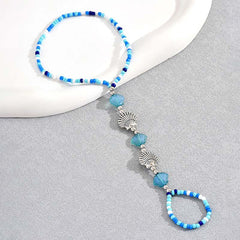 Women's Shell Bead Elastic Anklet