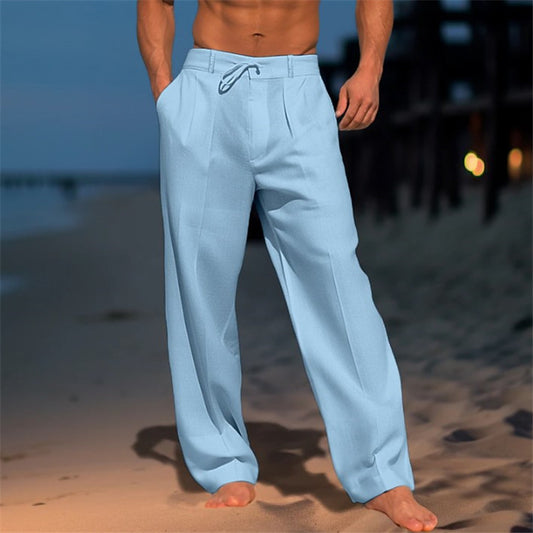 Men's Linen Trousers Are Comfortable And Breathable