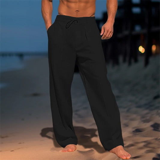 Men's Linen Trousers Are Comfortable And Breathable