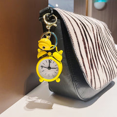 Cute Mini Alarm Clock Keychain Handbag Pendant