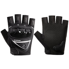 Outdoor Sports Breathable Non-slip Long Finger Half Finger Touch Screen Riding Gloves