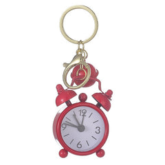 Cute Mini Alarm Clock Keychain Handbag Pendant