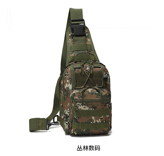 Oxford Cloth Cycling Bag Camouflage Outdoor Sports Small Chest Pannier Bag