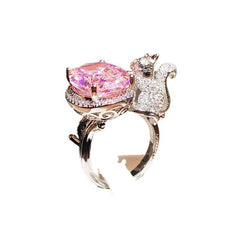 Design Colored Gems Women's Simulation Ring