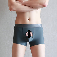 Summer Ice Silk Creative Simple Men's Underwear