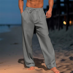 Men's Linen Trousers Are Comfortable And Breathable