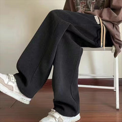 Men's Spring And Autumn Plus Size Loose Straight Casual Pants