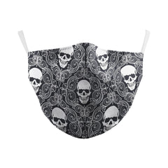 Digital Printing Wansheng Ghost Face Skull Double-layer Dust Mask