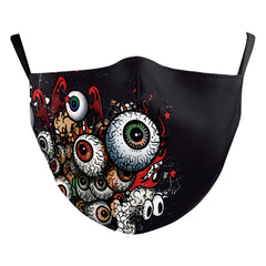 Halloween Clown Funny Horror Creative Double-layer Dust Mask