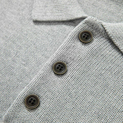 Japanese-style Retro Basic Polo Collar Sweater Loose All-matching