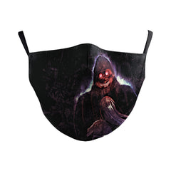 Digital Printing Wansheng Ghost Face Skull Double-layer Dust Mask