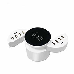 Smart Phone Multi-port Wireless Circular Charger